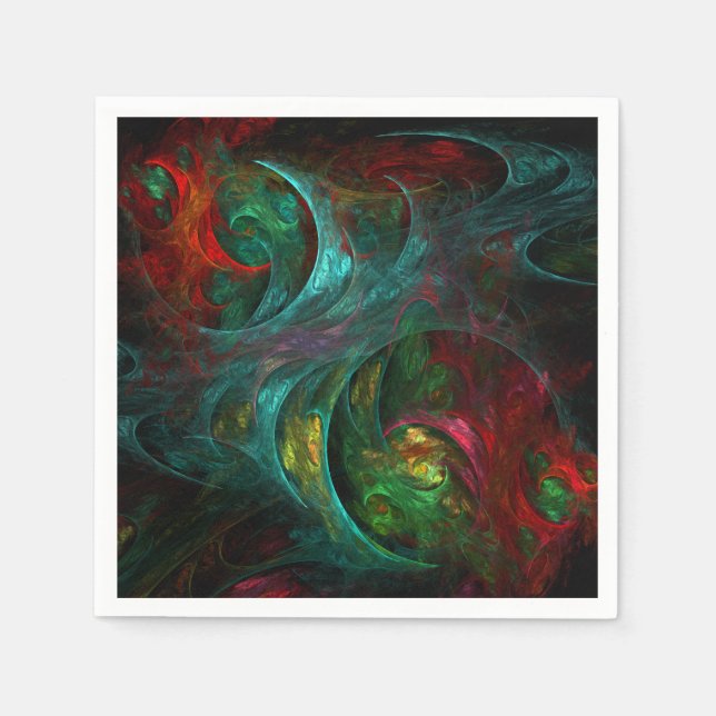 Genesis Nova Abstract Art Napkins (Front)