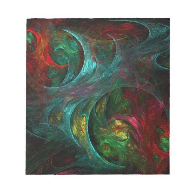 Genesis Nova Abstract Art Notepad (Front)