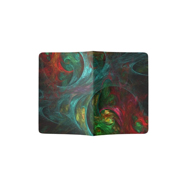 Genesis Nova Abstract Art Passport Holder (Opened)