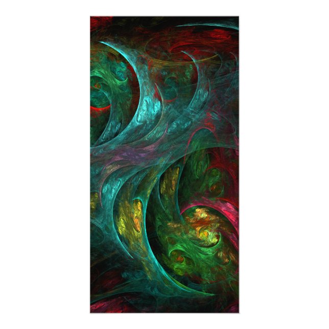 Genesis Nova Abstract Art Photo Card (Front)