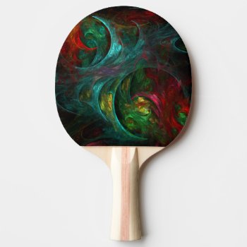 Genesis Nova Abstract Art Ping Pong Paddle by OniArts at Zazzle
