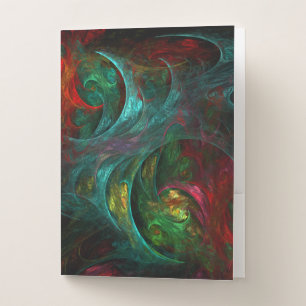 Genesis Nova Abstract Art Pocket Folder