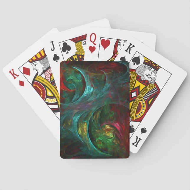 Genesis Nova Abstract Art Poker Cards (Back)