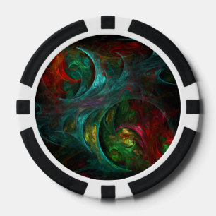 Genesis Nova Abstract Art Poker Chips