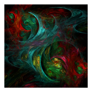 Genesis Nova Abstract Art Poster