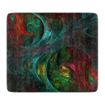 Genesis Nova Abstract Art Rectangle Cutting Board by OniArts at Zazzle