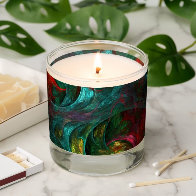 Genesis Nova Abstract Art Scented Candle (Lit)