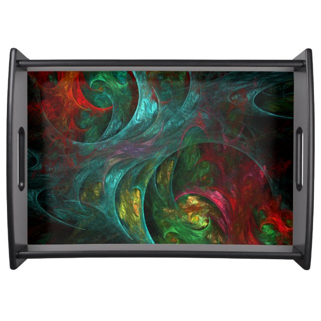 Genesis Nova Abstract Art Serving Tray (Front)