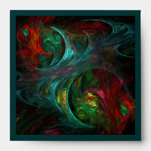 Genesis Nova Abstract Art Square Envelope