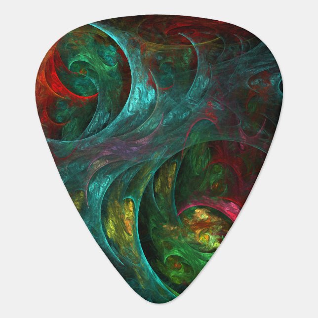 Genesis Nova Abstract Art Standard Guitar Guitar Pick (Front)