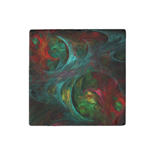 Genesis Nova Abstract Art Stone Magnet