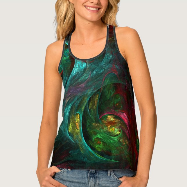 Genesis Nova Abstract Art Tank Top (Front)