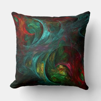 Genesis Nova Abstract Art Throw Pillow