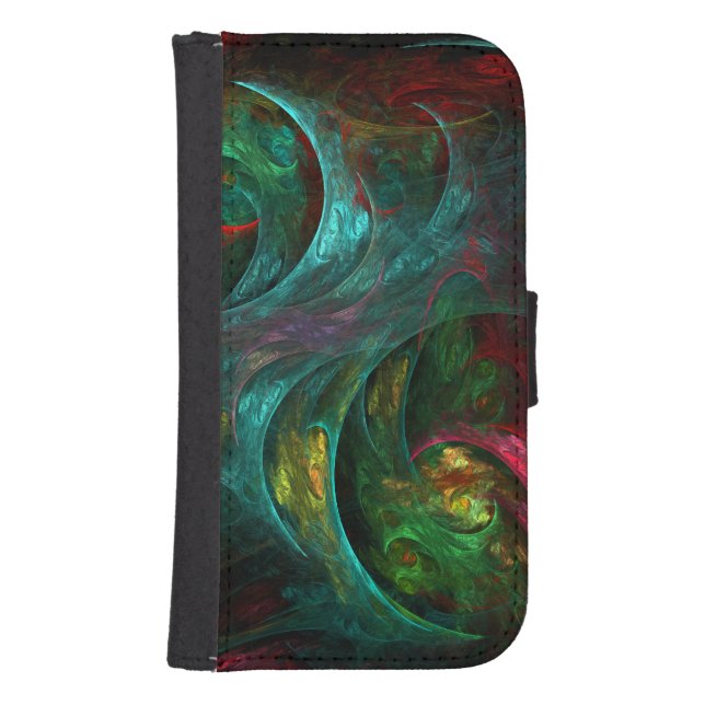 Genesis Nova Abstract Art Wallet Case (Front)