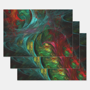 Genesis Nova Abstract Art Wrapping Paper Sheets