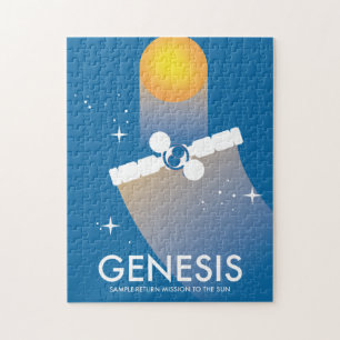 Genesis Sample-return mission space art. Jigsaw Puzzle