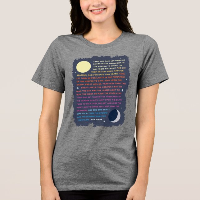 Genesis Sun, Moon, & Stars Tri-Blend Shirt (Front)