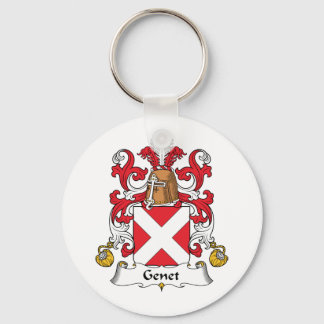 Genet Family Crest Keychain