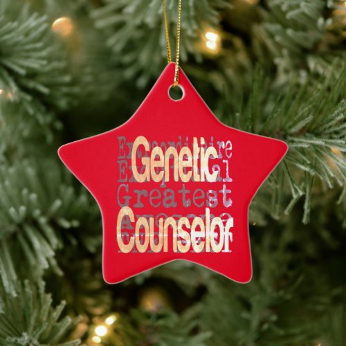 Genetic Counselor Extraordinaire Ceramic Ornament