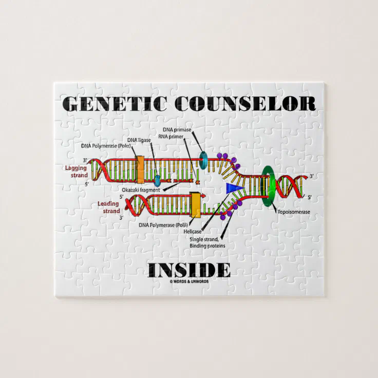 Genetic Counselor Inside (DNA Replication) Jigsaw Puzzle | Zazzle