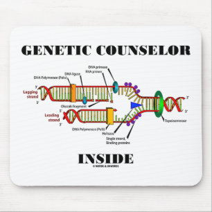 Genetic Counselor Inside (DNA Replication) Mouse Pad