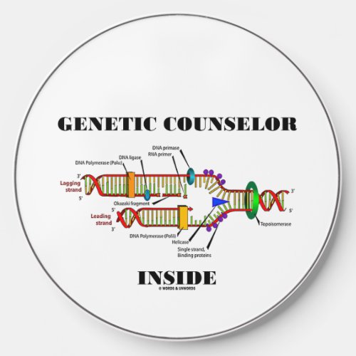 Genetic Counselor Inside DNA Replication Wireless Charger