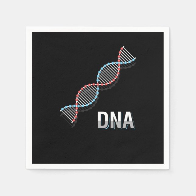 Genetic DNA Science Scientists Organisms Virus Rep Napkins (Front)