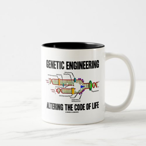 Genetic Engineering Altering The Code Of Life Two_Tone Coffee Mug