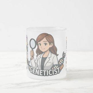 geneticist-cup frosted glass coffee mug