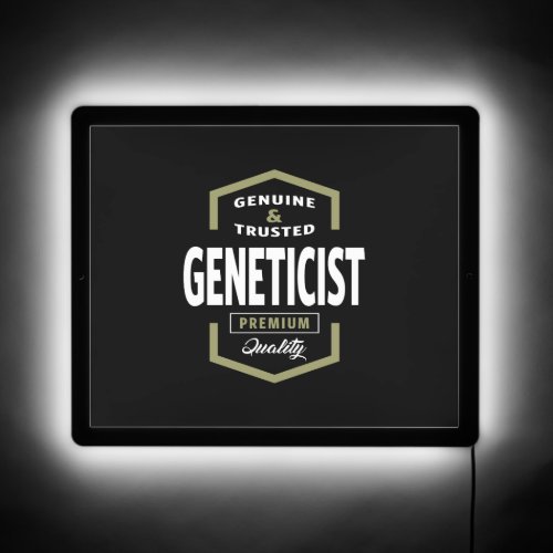 Geneticist  Gift Ideas   LED Sign