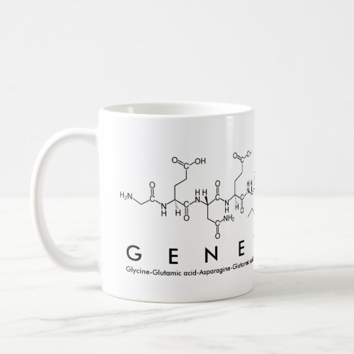 Geneticist peptide name mug
