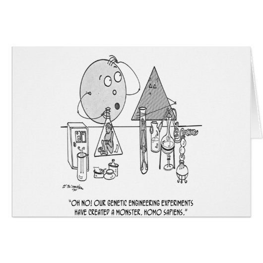 Genetics Cartoon 0313 Cards (Front Horizontal)