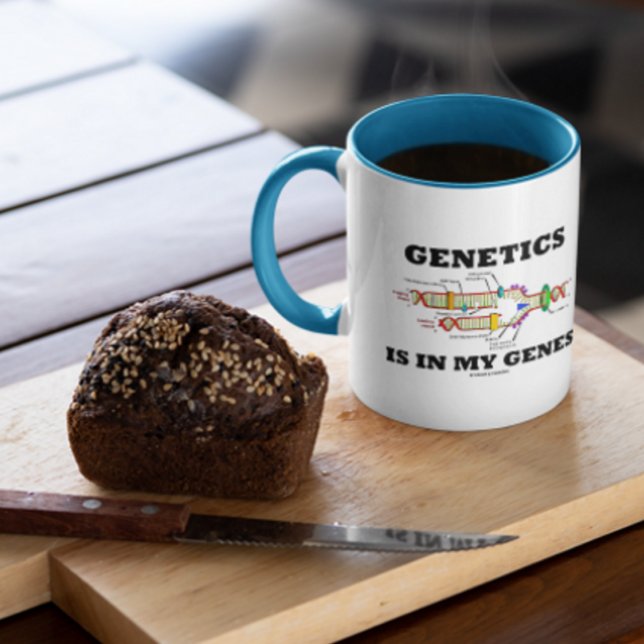 Genetics Is In My Genes DNA Replication Coffee Mug (Creator Uploaded)