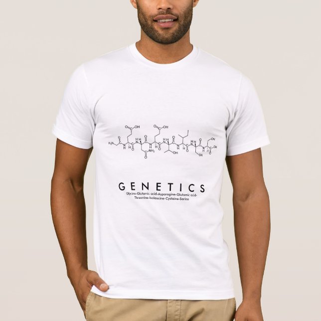 Genetics peptide name shirt M (Front)