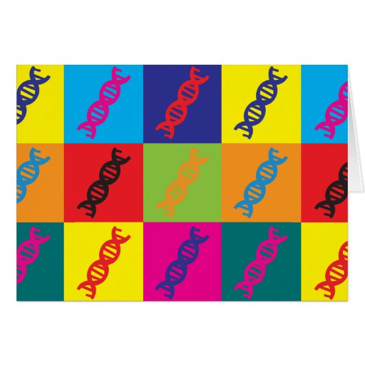 Genetics Pop Art Cards (Front Horizontal)