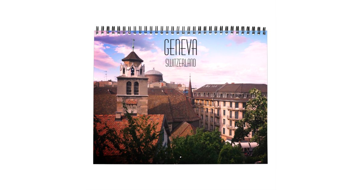 geneva 2024 calendar Zazzle