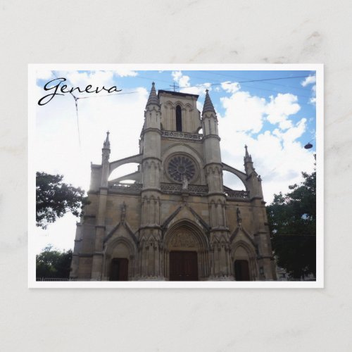 geneva church postcard