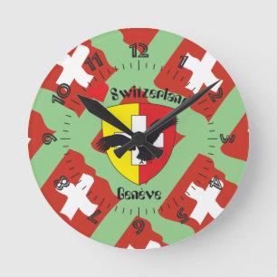 Geneva / Genève Switzerland Suisse Svizzera am Round Clock