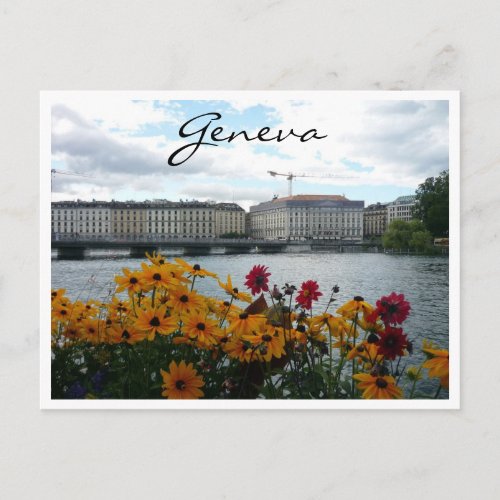 geneva lake flora postcard