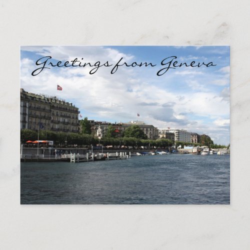 geneva lake shore postcard