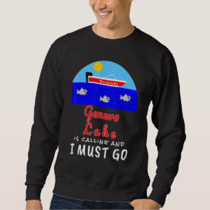 Geneva Lake Wisconsin Souvenir Sweatshirt