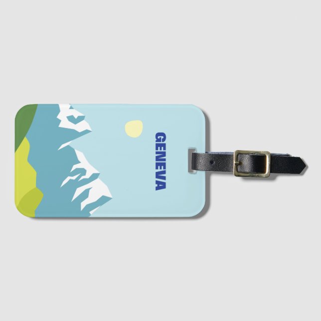 Geneva Luggage Tag (Front Horizontal)