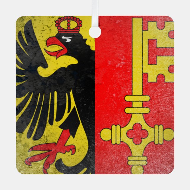 Geneva Metal Ornament (Front)