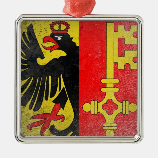 Geneva Metal Ornament (Front)