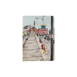 "Geneva- On-The-Lake Street View" Passport Holder