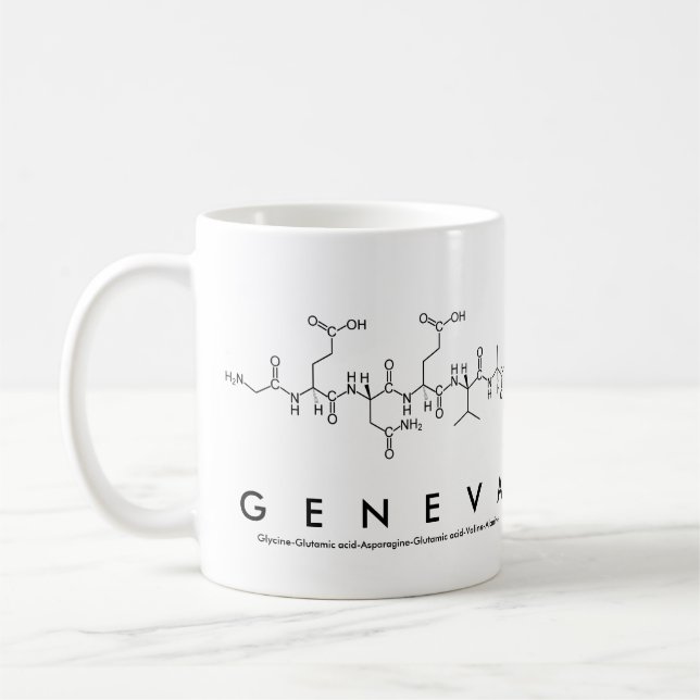 Geneva peptide name mug (Left)