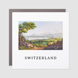 Geneva, Switzerland Car Magnet