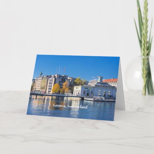 Geneva, Switzerland Card (Front)