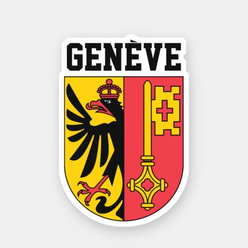 Geneva Switzerland _ coat of arms Sticker