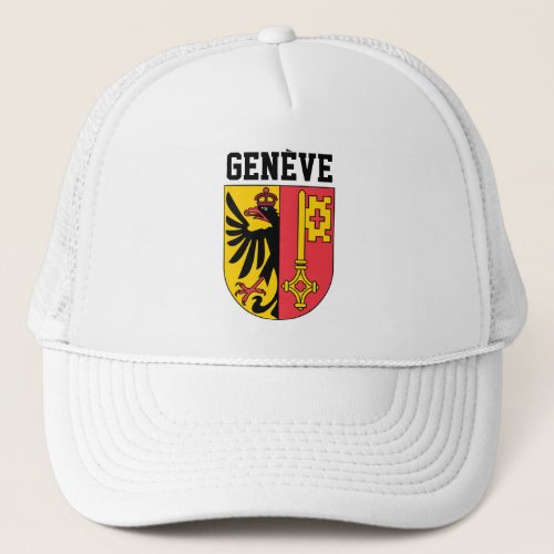 Geneva Switzerland _ coat of arms Trucker Hat